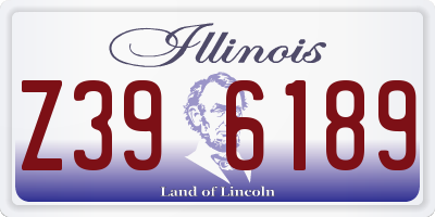 IL license plate Z396189