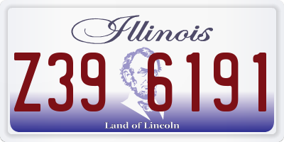 IL license plate Z396191