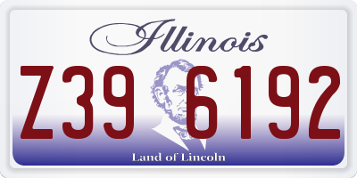 IL license plate Z396192