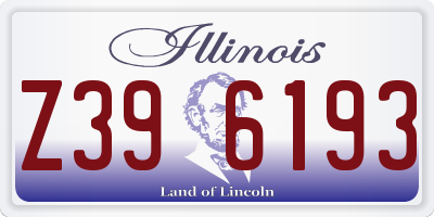 IL license plate Z396193