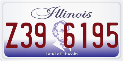 IL license plate Z396195