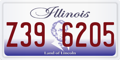 IL license plate Z396205