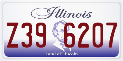 IL license plate Z396207