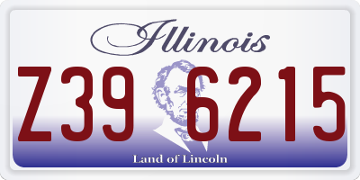 IL license plate Z396215