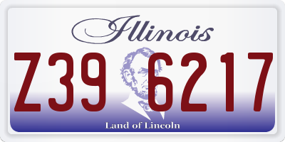 IL license plate Z396217