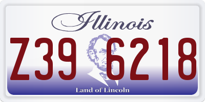 IL license plate Z396218