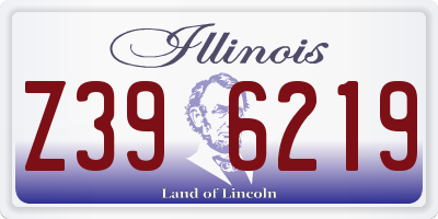 IL license plate Z396219