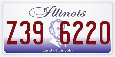 IL license plate Z396220