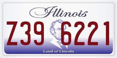 IL license plate Z396221