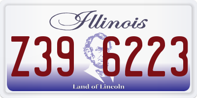IL license plate Z396223