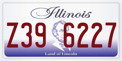 IL license plate Z396227