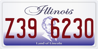 IL license plate Z396230