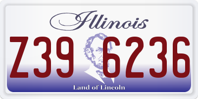IL license plate Z396236