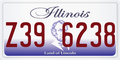 IL license plate Z396238
