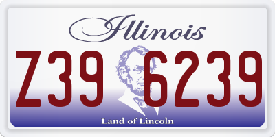 IL license plate Z396239