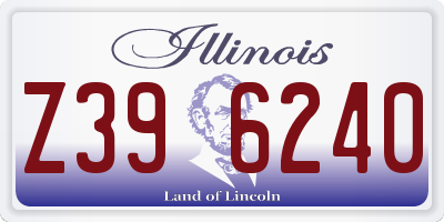 IL license plate Z396240
