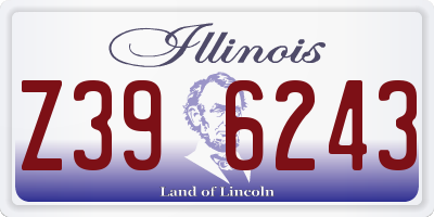 IL license plate Z396243