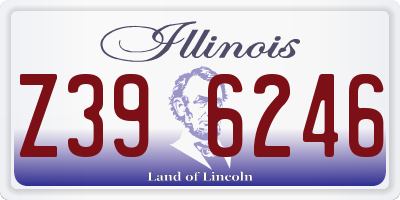 IL license plate Z396246