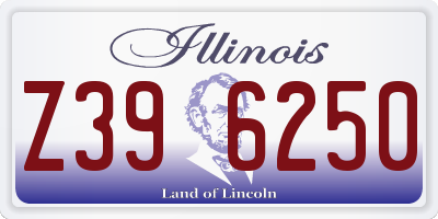 IL license plate Z396250