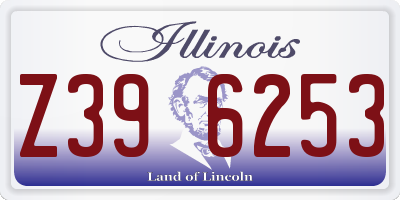 IL license plate Z396253