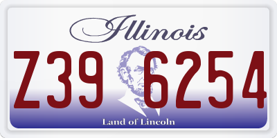 IL license plate Z396254