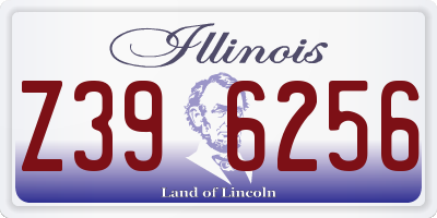 IL license plate Z396256