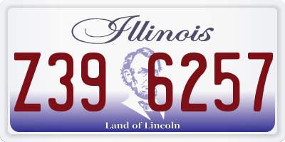 IL license plate Z396257