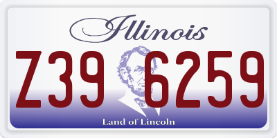 IL license plate Z396259