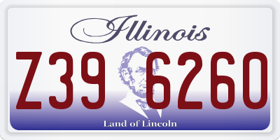 IL license plate Z396260
