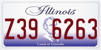 IL license plate Z396263