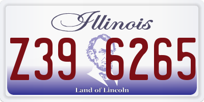 IL license plate Z396265