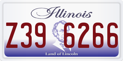 IL license plate Z396266