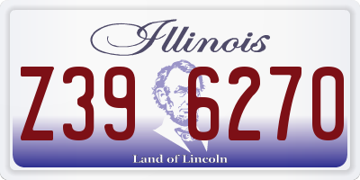 IL license plate Z396270
