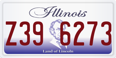 IL license plate Z396273