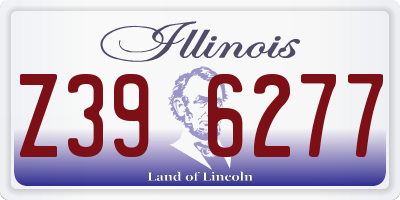 IL license plate Z396277