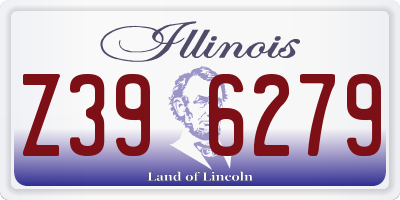 IL license plate Z396279