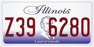 IL license plate Z396280
