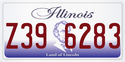 IL license plate Z396283