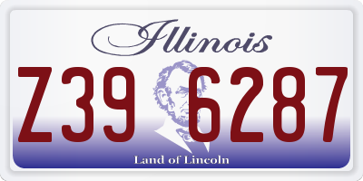 IL license plate Z396287