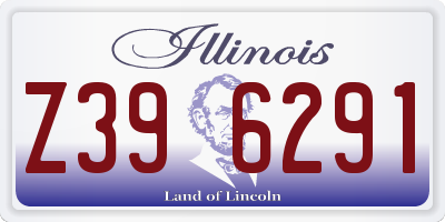 IL license plate Z396291