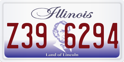 IL license plate Z396294