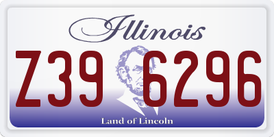 IL license plate Z396296