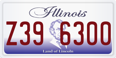 IL license plate Z396300