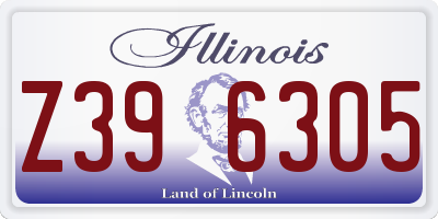 IL license plate Z396305