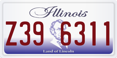 IL license plate Z396311