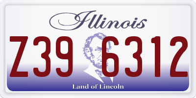 IL license plate Z396312
