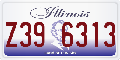 IL license plate Z396313