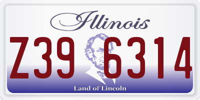 IL license plate Z396314