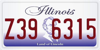 IL license plate Z396315