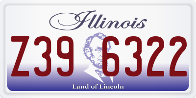 IL license plate Z396322